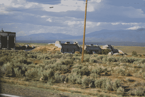 Earthships and the Earthship school north of Taos