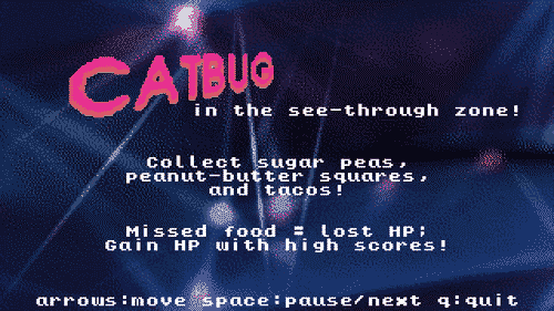 Javascript version title screen
