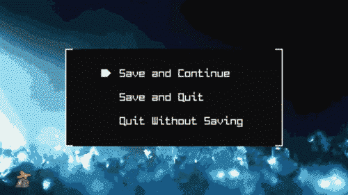 save menu
